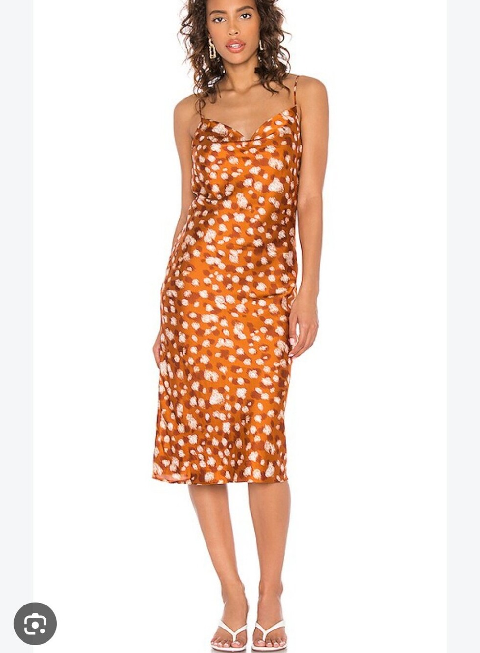 Revolve Bardot Printed Slip Dress in Sketch Spot Size 6